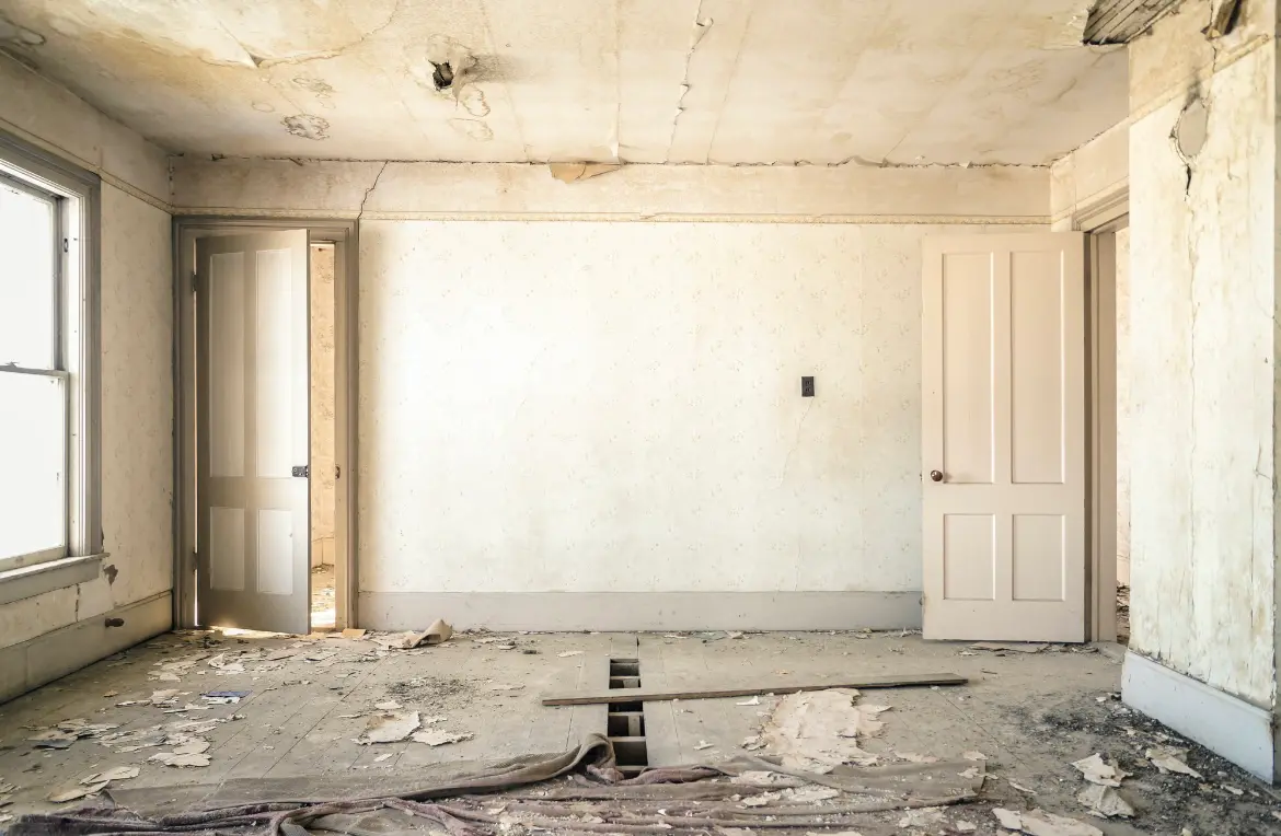 Waste disposal crew managing a cleanout project in Four Corners